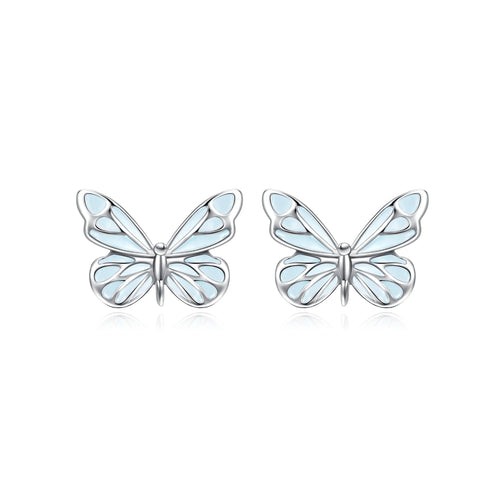 Mini&More. Butterfly Glow In The Dark Luminous Enamel Earrings