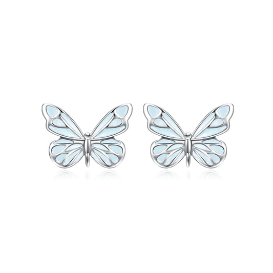 Mini&More. Butterfly Glow In The Dark Luminous Enamel Earrings