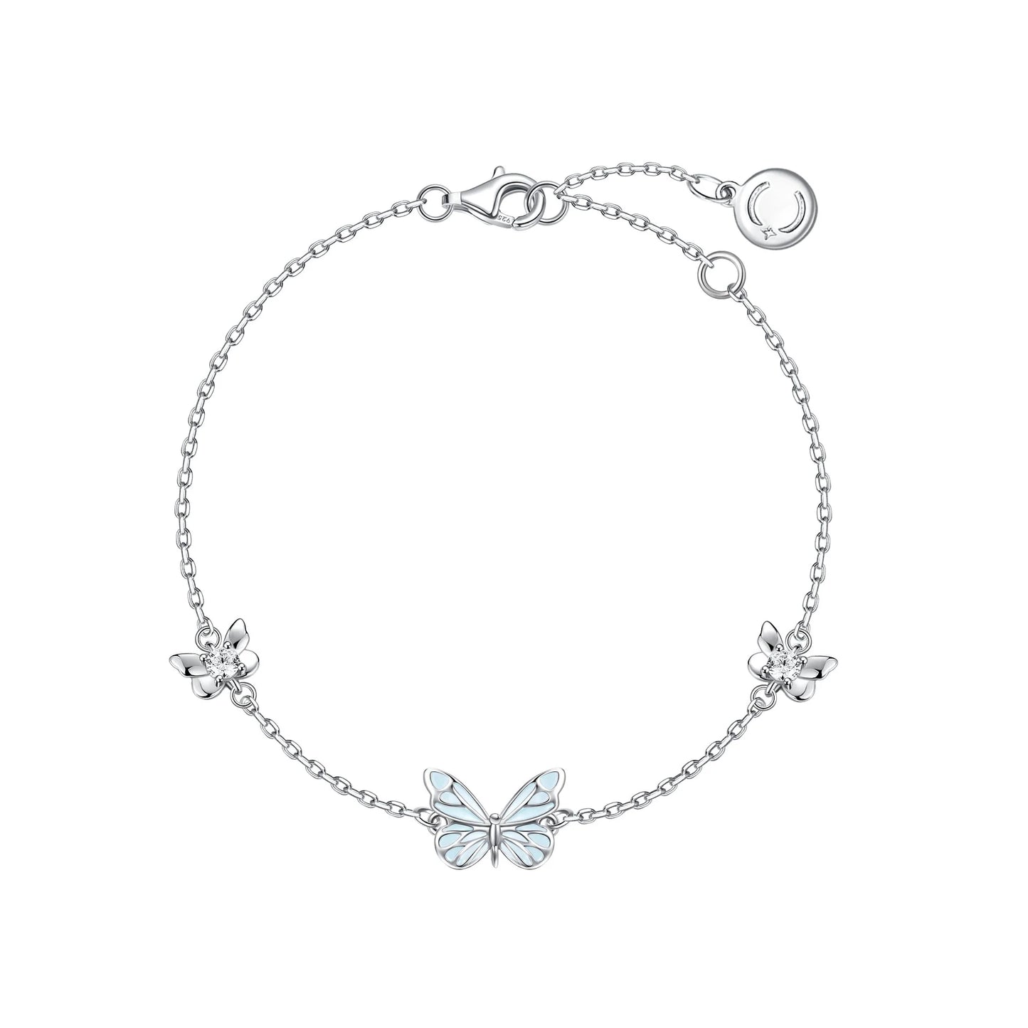 Mini&More. Butterfly Glow In The Dark Luminous Enamel Bracelet