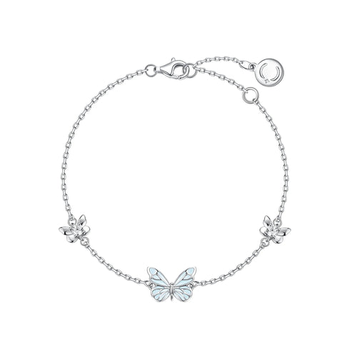 Mini&More. Butterfly Glow In The Dark Luminous Enamel Bracelet