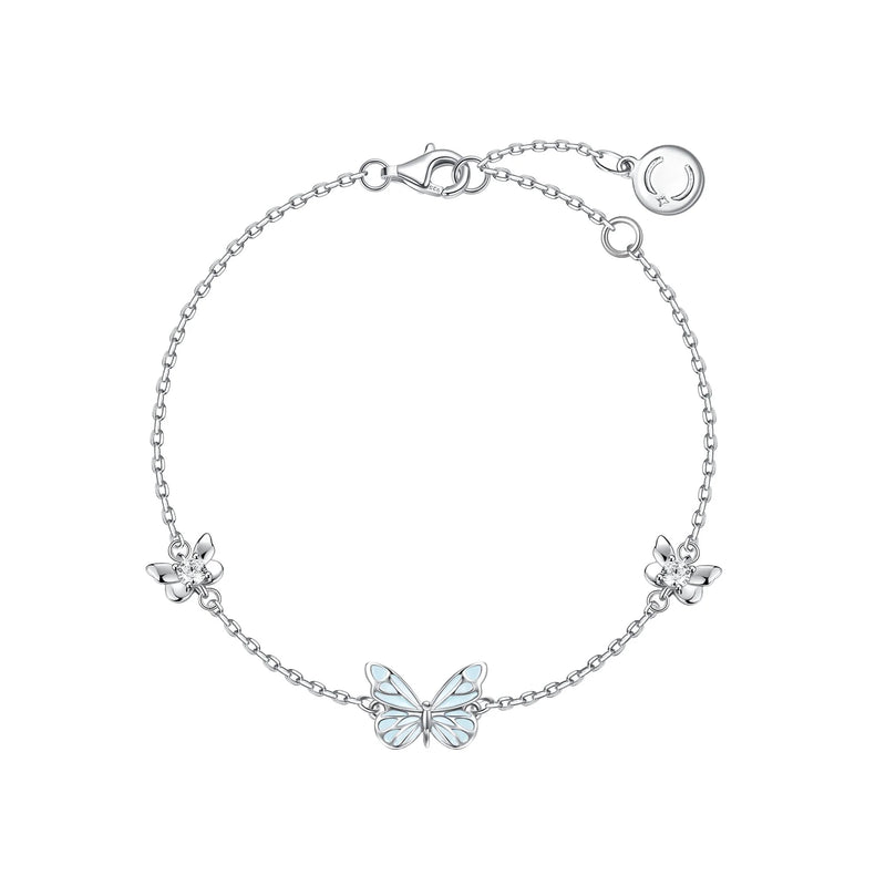 Mini&More. Butterfly Glow In The Dark Luminous Enamel Bracelet