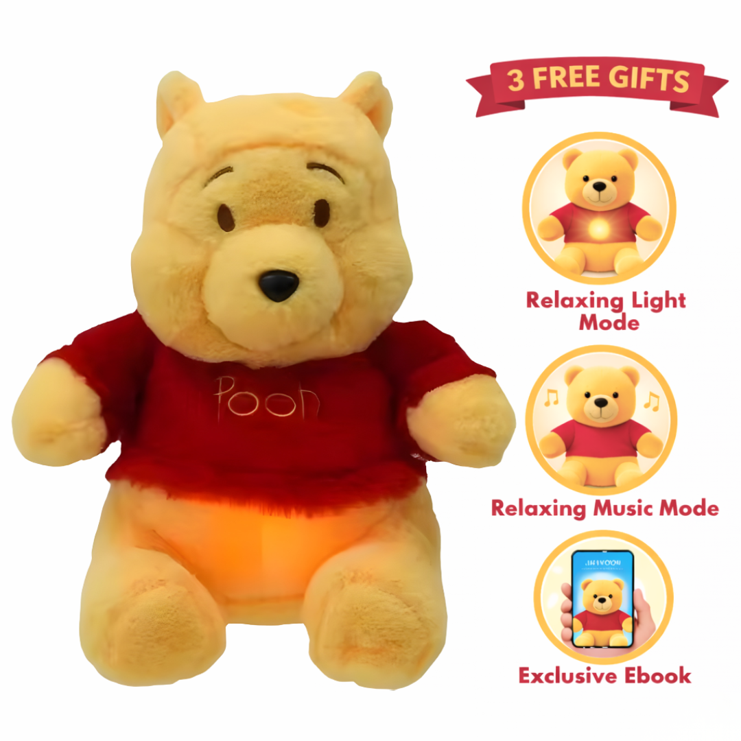 Mini&More - Breathing Pooh Plush for Anxiety