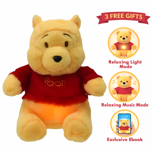 Mini&More - Breathing Pooh Plush for Anxiety