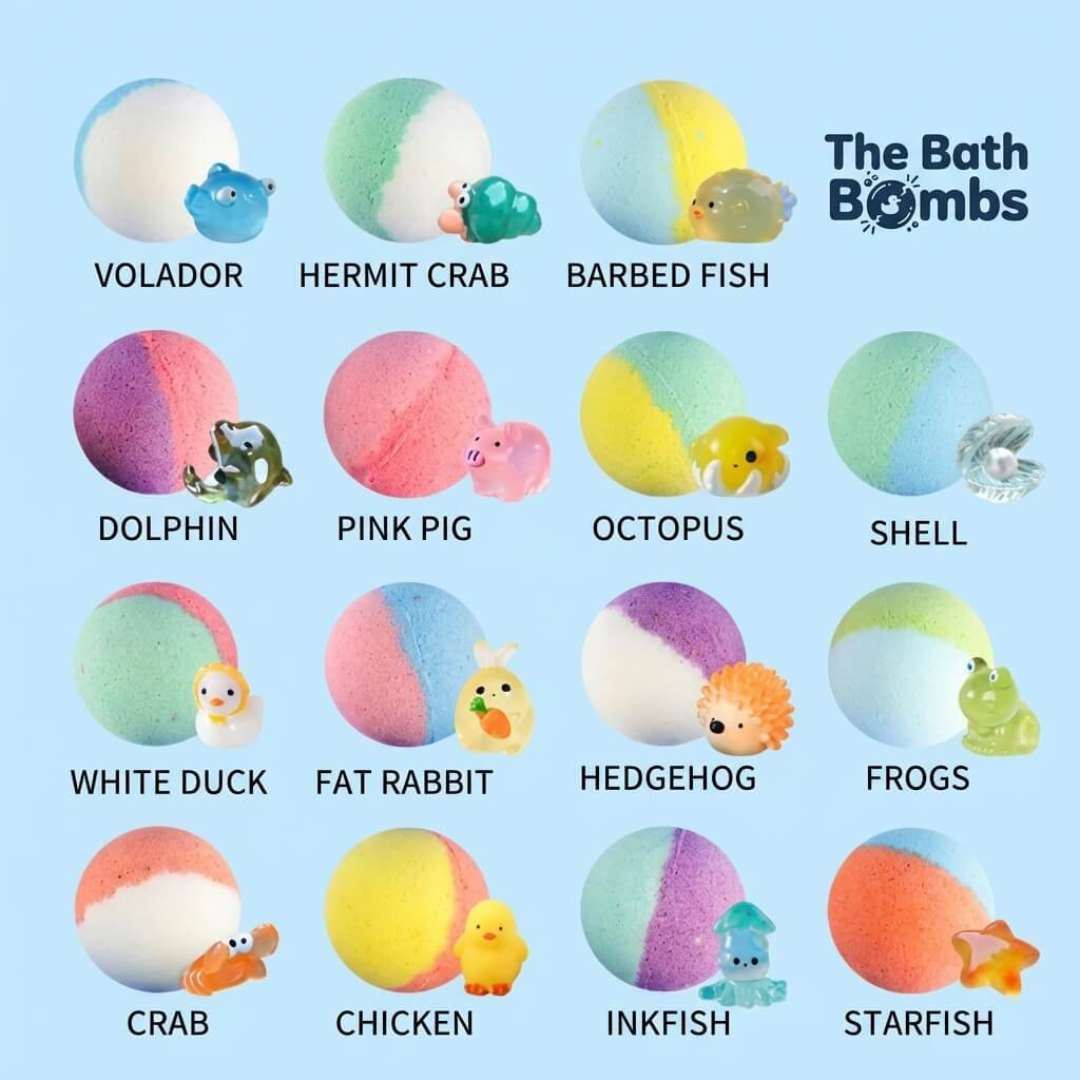 Mini&More - Kids Bath Bombs (with surprise TOY inside)