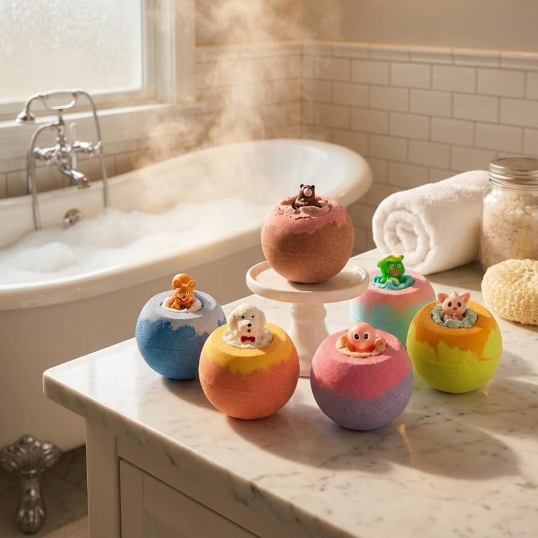 Mini&More - Kids Bath Bombs (with surprise TOY inside)