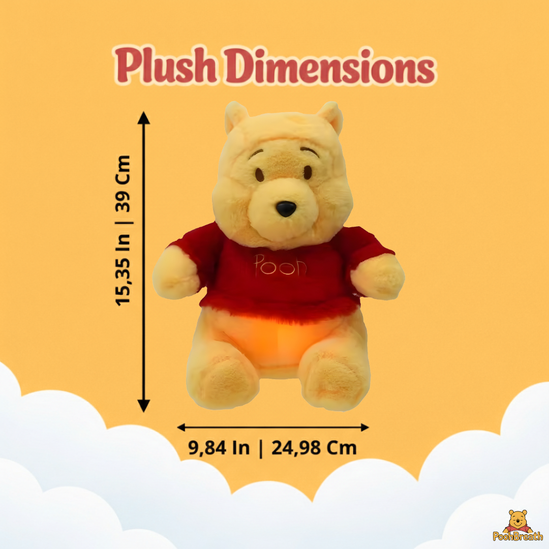 Mini&More - Breathing Pooh Plush for Anxiety