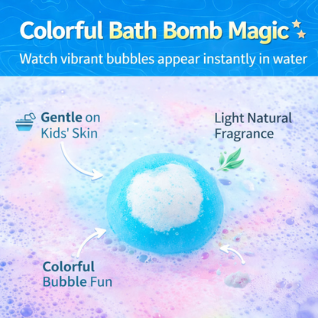 Mini&More - Kids Bath Bombs (with surprise TOY inside)