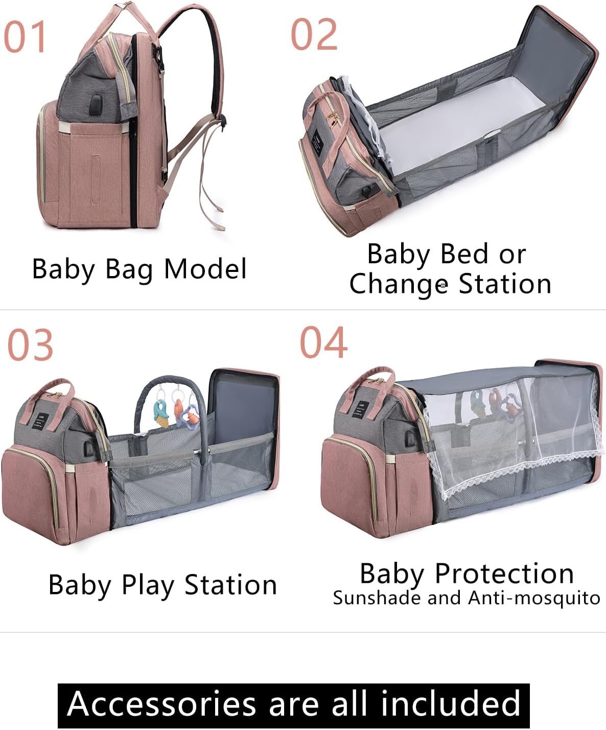 Mini&More - Diaper Backpack 