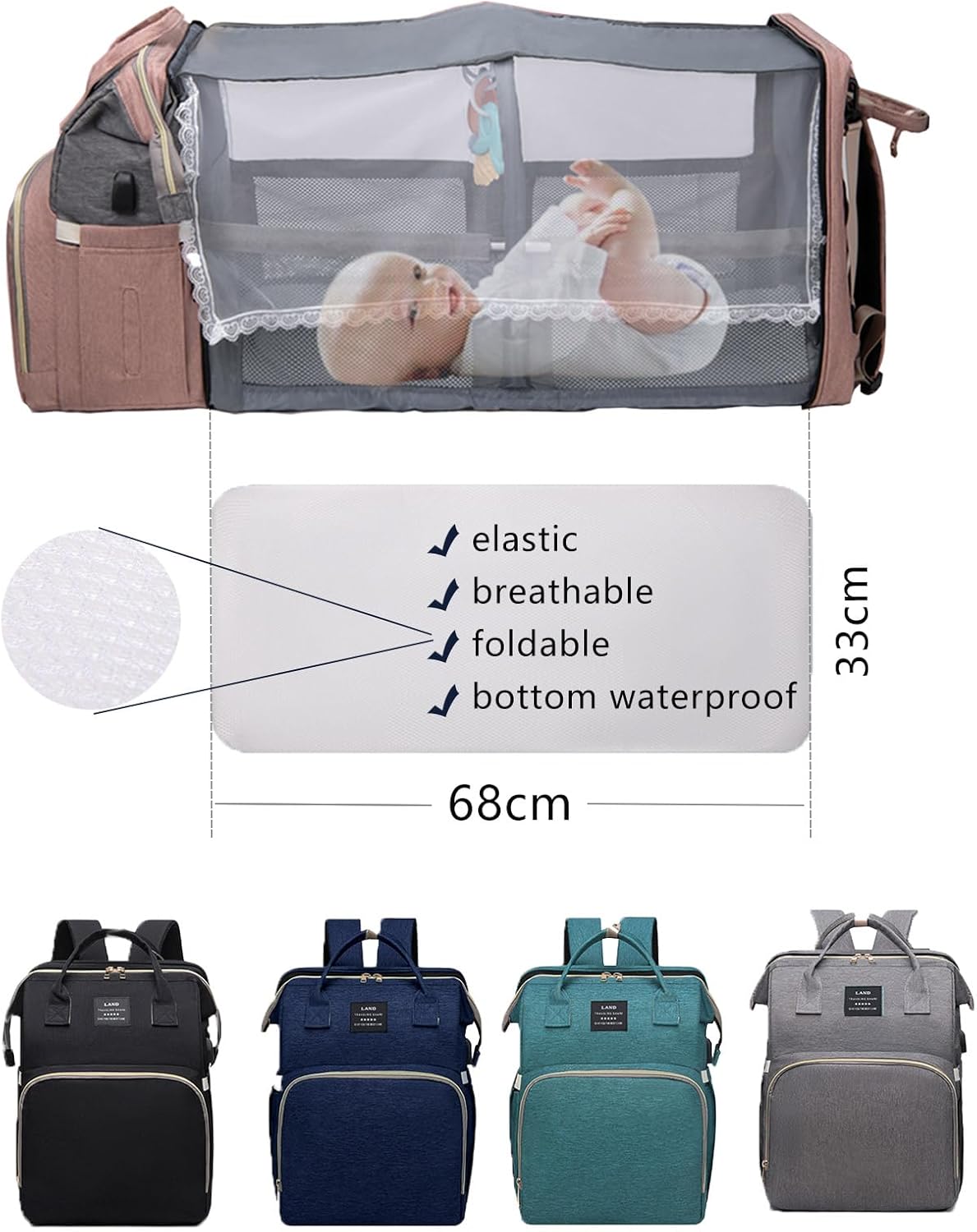 Mini&More - Diaper Backpack 