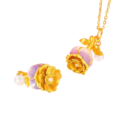 The Blooming Rose Necklace
